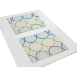 Wirth Platzset "ZIRBELLO", blau, grün