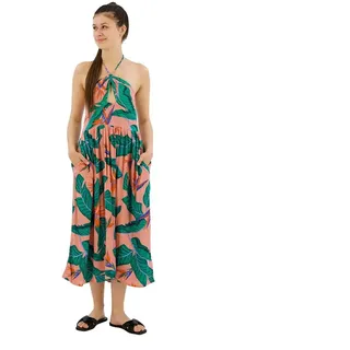 Superdry Cut Out ärmelloses Midikleid - Paradise Pink - L