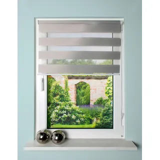 HOME WOHNIDEEN Kettenzugrollo , grau , Maße (cm): B: 90