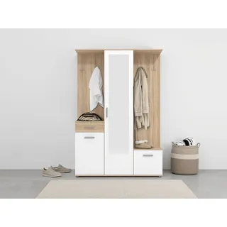 INOSIGN Martin Dielenschrank 134 x 33 x 197,5 cm grau