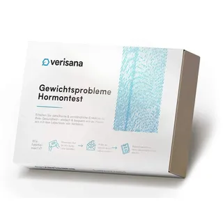 Verisana Gewichtsprobleme & Übergewicht Hormonspeicheltest, Östradiol, Testosteron, Progesteron, DHEA, Cortisol (Weight Balance Plus)