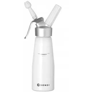 HENDI Sahnespender 0,5 Liter Aluminium Weiß