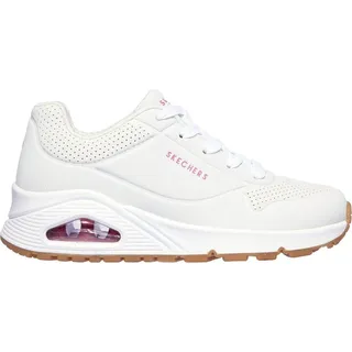 SKECHERS Uno Herren Weiß/Hot Rosa 37