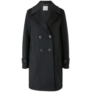 s.Oliver BLACK LABEL Damen 150.12.209.16.151.2116314 Mantel langarm, Grey / Black #222222, 44