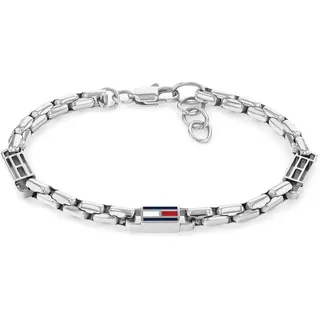 Tommy Hilfiger 3d Flag Metal Armband - Silver - One Size