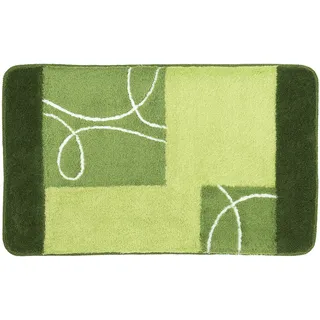 Meusch Badteppich Curly Grün 100 x 60 cm