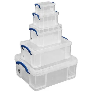 Really Useful Box Aufbewahrungsbox 50 x 38,4 x 20 cm 20-tlg. transparent