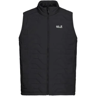 Jack Wolfskin FLEXTREK INS VEST Herren Daunenweste Wanderweste ärmellos schwarz
