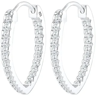 Elli Creolen Silber 925 Sterling silberfarben