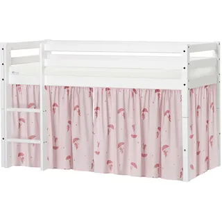 Hoppekids Hochbett ECO Dream 70 x 160 cm Kiefer massiv rot