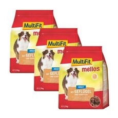 MultiFit Mellos 3x1,5kg Geflügel und Karotten