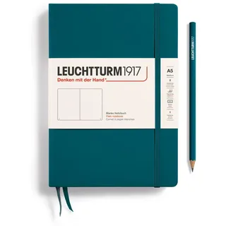 Leuchtturm1917 Notizbuch Medium A5 blanko Pacific Green