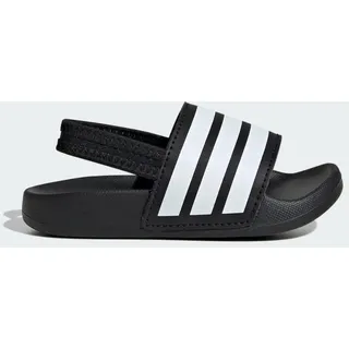 adidas Unisex Baby ADILETTE ESTRAP SLIDES INFANTS, Core Black/Cloud White/Core Black, 22 EU