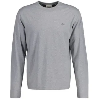GANT Shield Langarm-t-shirt (2004049) Grey Melange,
