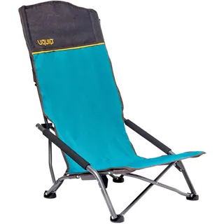 Uquip Campingstuhl Sandy XL petrol I faltbarer Strandstuhl mit 120 kg Traglast I kompakter Faltstuhl aus Stahl & Polyester I klappbarer Outdoor-Stuhl für Camping, Strand, Angeln, Garten & Festivals