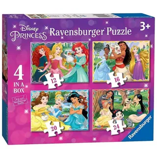 Disney 4 in 1 Puzzle Box | Disney Princess | Ravensburger | Kinder Puzzle