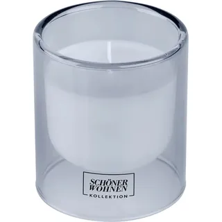 Schöner Wohnen Duftkerze S Cotton im Glas Blau Ø 7,5 cm x 8,5 cm