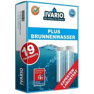 Brunnen Plus Wassertest - pH Wert, Wasserhärte, Keime, Eisen, Mangan, Blei & weitere Parameter