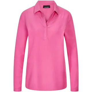 GOLDNER Klassische Bluse »Zeitlose Viskosebluse mit Hemdkragen«, pink