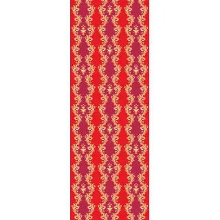 Vinyltapete QUEENCE "Anastasia", orange, B:0,9m L:2,5m, Vinyl, Tapeten, Vinyltapete, 90x250cm, selbstklebend, kinderleichte Anbringung,, Sticker