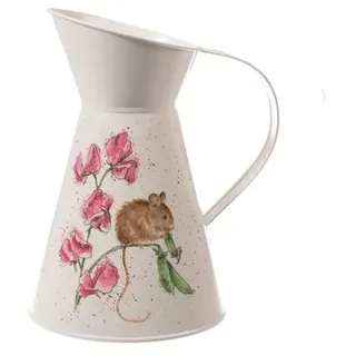 Wrendale entwirft die Erbsen-Dieb-Maus Blumendose Krug