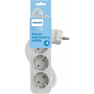 Philips Steckdosenleiste 1 St. Transparent