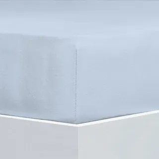 Florella Bettlaken "Flausch-Flanell, 100% Baumwolle", blau