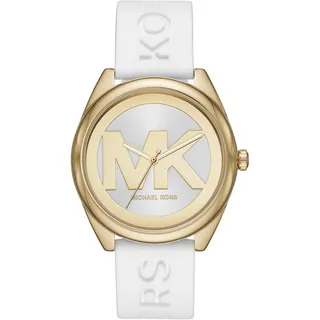 Michael Kors Janelle Watch für Damen, Quarz-Dreizeigerwerk mit Edelstahl- oder Silikonarmband