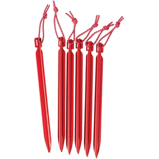MSR Mini Groundhog Stake Kit red