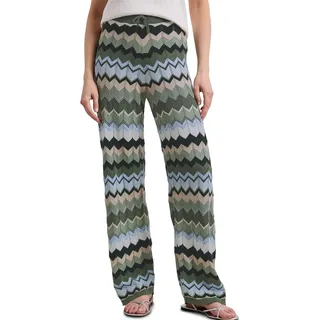 Street One Hose mit Zick-Zack Muster deep Bound Green 36