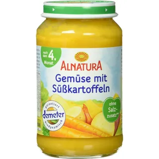 Alnatura Bio Gemüse mit Süßkartoffeln, nach dem 5. Monat, 190g