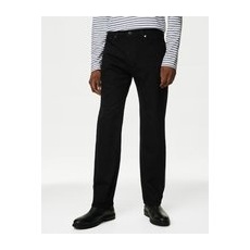 Mens M&S Collection Straight Fit Stretch Jeans - Black, Black - 48