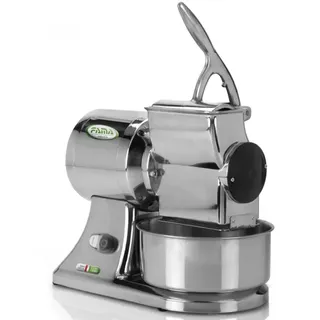 FAMA GS - Professionelle elektrische Käsereibe - Gehäuse aus poliertem Aluminium - Dreiphasig - 400V / 1 PS