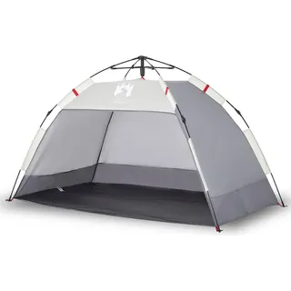 vidaXL Strandzelt 2 Personen Grau Quick Release Wasserdicht - Grau