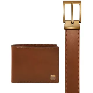 Fossil Herren Hayes Reisezubehör-Bi-Fold-Brieftasche, Braun