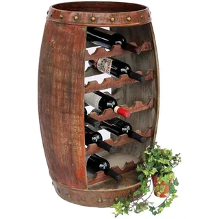 DanDiBo Ambiente Weinregal 50 x 80 x 45 cm Braun