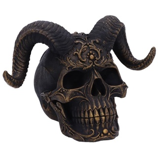 Nemesis Now Diabolus Totenkopf, schwarz, 18 cm