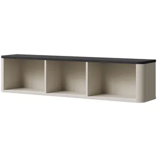 Mirjan24 Wandregal Marly Re20 , Kaschmir, Grau , Holzwerkstoff , Rechteckig , 130x30x25 cm , Wohnzimmer, Regale, Wandregale