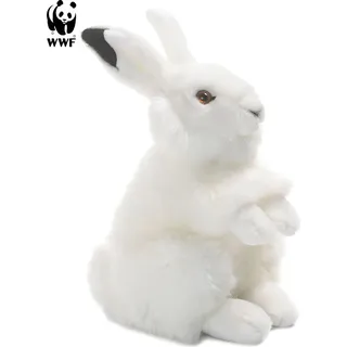 WWF Plüschtier Schneehase (24cm) lebensecht Kuscheltier Stofftier Hase Rabbit