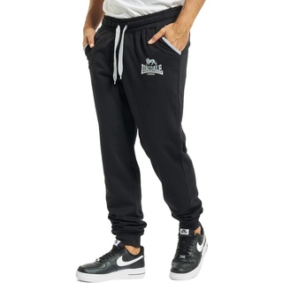 Lonsdale Herren Jogginghose Two Tones Sporthose, Schwarz, L