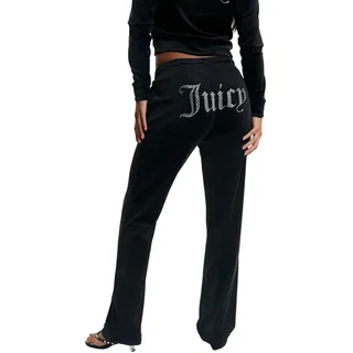 Juicy Couture Damen Lässige Hose Tina Track Pants Samtige Sweathose Trainingshose mit Kordelzug Jogger für Sport Freizeit Fitness in Versch. Farben