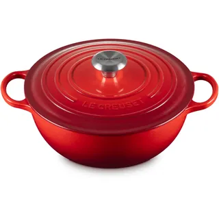 Le Creuset Signature La Marmite Bräter 26 cm kirschrot