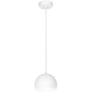 Sool Pendelleuchte weißer Glasschirm - Weiß