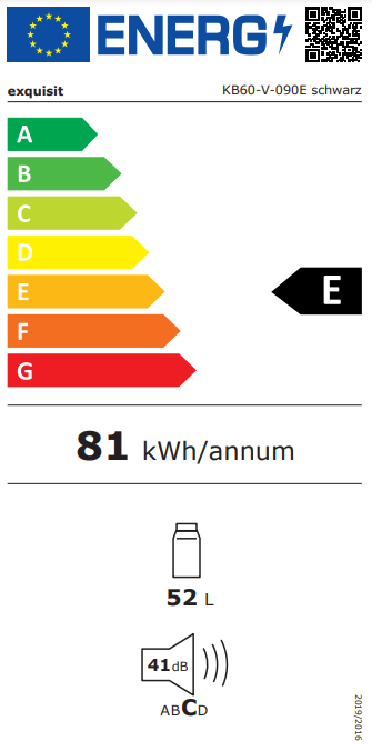 Bild von KB60-V-090E schwarz