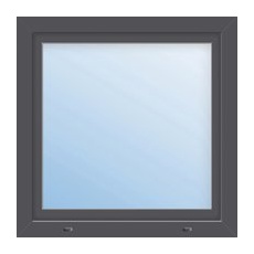 Meeth Wohnraumfenster »77/3 MD«, Gesamtbreite x Gesamthöhe: 115 x 65 cm, 1-flügelig, Dreh-Kipp - schwarz