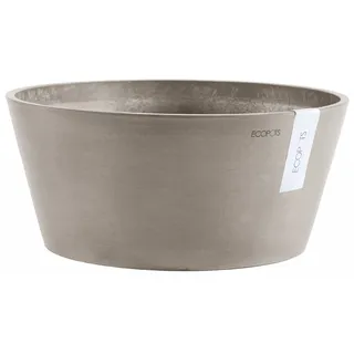 ecopot Ecopots Pflanzschale Frankfurt Braungrau 30 cm