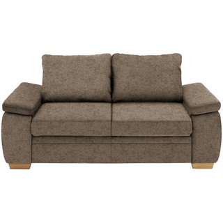 Beldomo Style Schlafsofa , Grün , Textil , Eiche , 196x90x100 cm , Goldenes M , Typenauswahl, Stoffauswahl, Rücken echt , Wohnzimmer, Sofas & Couches, Schlafsofas, Sonstige Schlafsofas