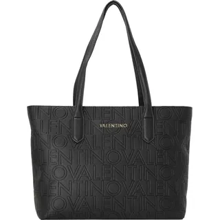 Valentino Pansy Shopping Bag Nero