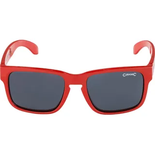 Alpina MITZO - Verspiegelte und Bruchsichere Sonnenbrille Mit 100% UV-Schutz Für Kinder red