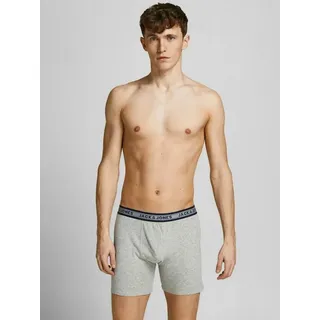 Jack & Jones PlusSize Boxershorts »JACOLIVER TRUNKS 5 PACK NOOS Pls (Packung, 5 St.), grau